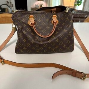 Louis Vuitton Brown Monogram Handbag